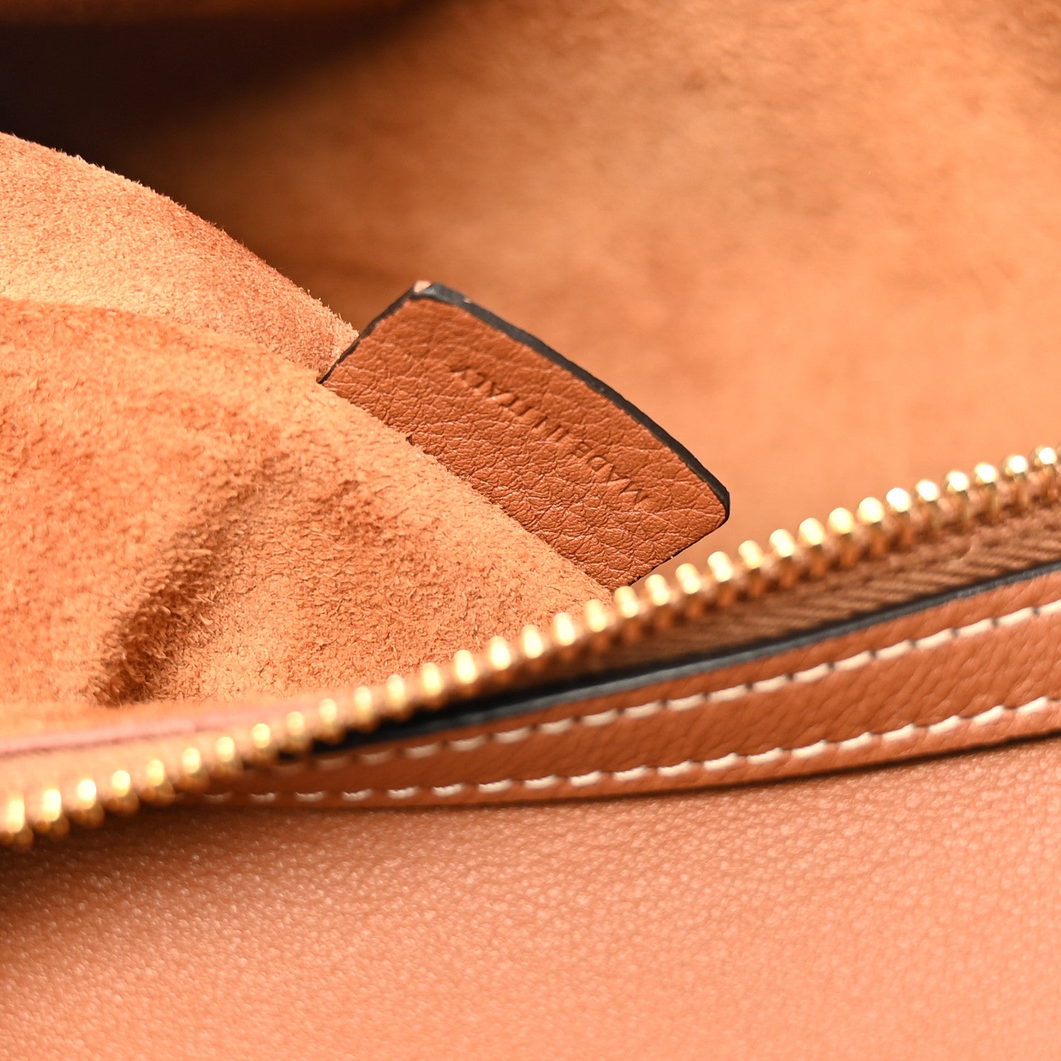 Celine Supple Calfskin Medium Triomphe Heloise Shoulder Bag Tan 7 of 12