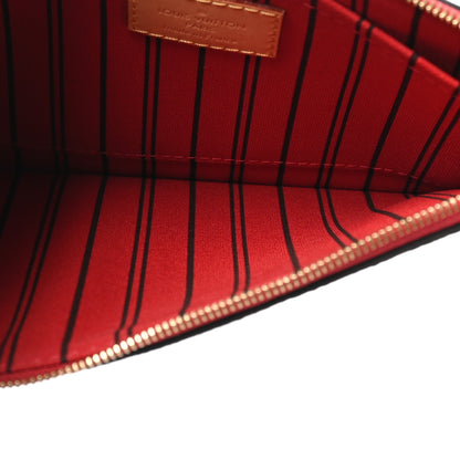 Louis Vuitton Monogram Neverfull MM GM Pochette Piment 5 of 7