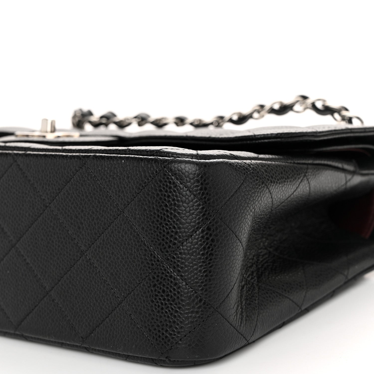Chanel Caviar Quilted Jumbo Double Flap Black 9 of 11