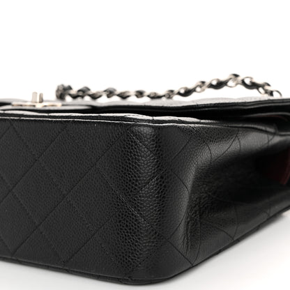 Chanel Caviar Quilted Jumbo Double Flap Black 9 of 11