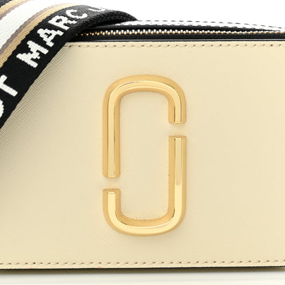 Marc Jacobs Saffiano Small Snapshot Camera Bag New Cloud White Multicolor 9 of 11