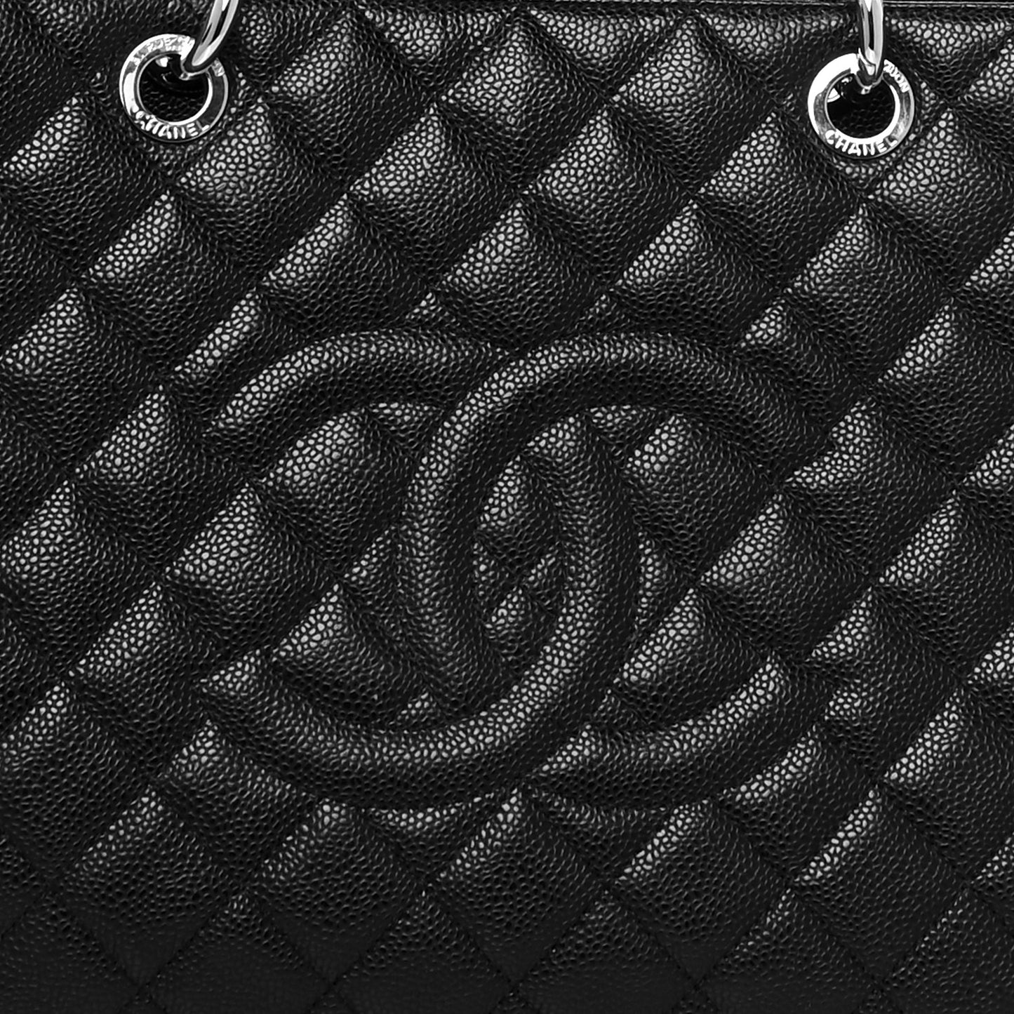 Caviar Quilted XL Grand Shopping Tote GST Black