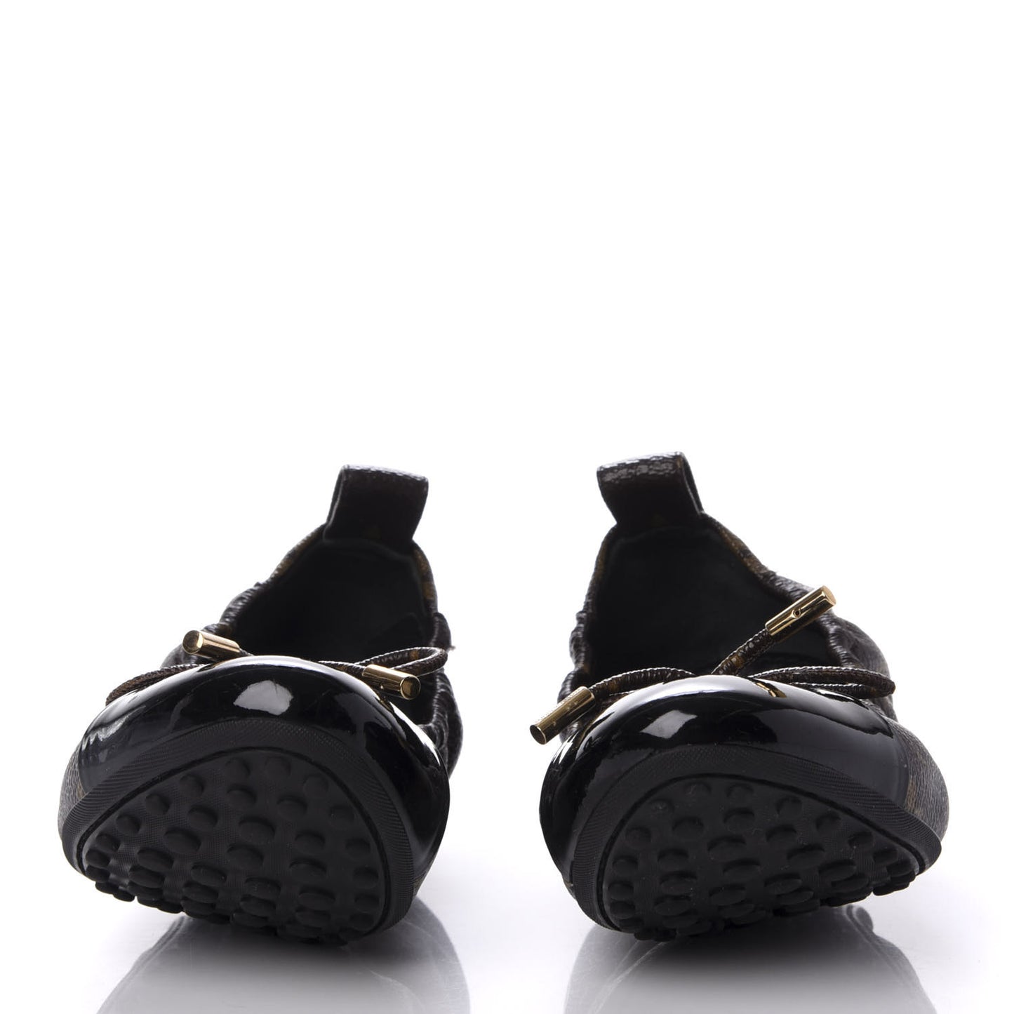 Monogram Flirty Ballerina Flats 36.5 Black