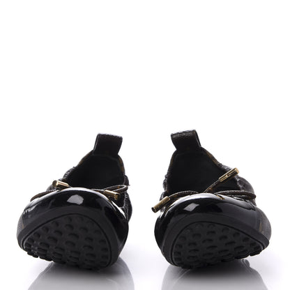 Louis Vuitton Monogram Flirty Ballerina Flats 36.5 Black 2 of 11