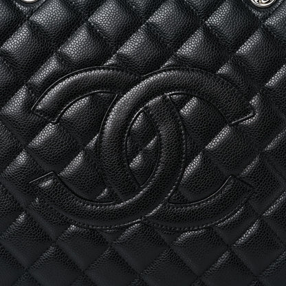 Chanel Caviar Quilted Grand Shopping Tote GST Black 1 of 14