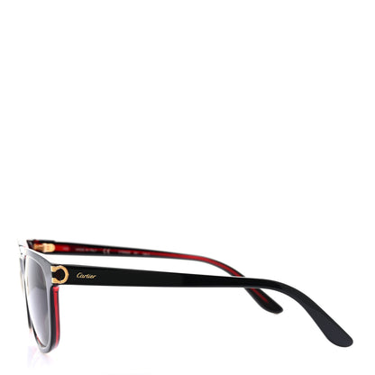Cartier Acetate CT0002S Rectangular Sunglasses Black 3 of 8