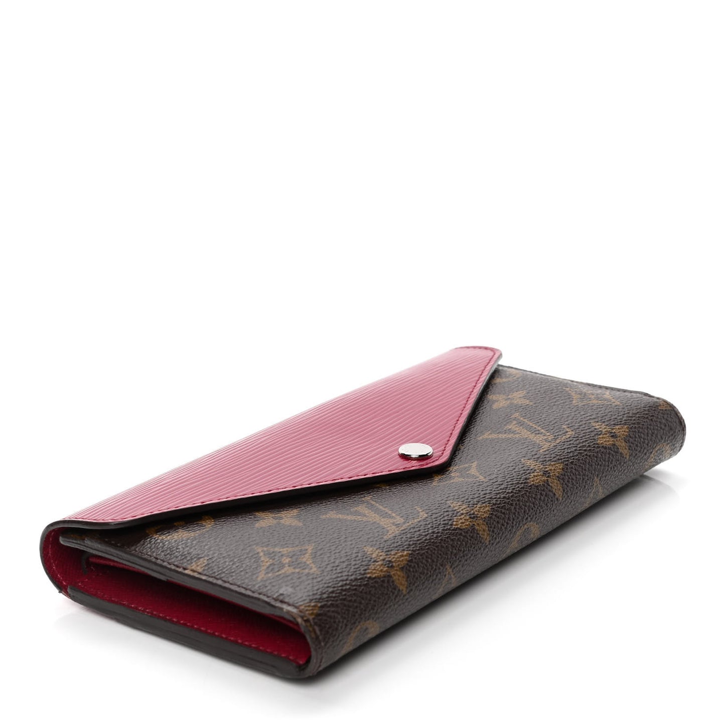Monogram Epi Marie-Lou Long Wallet Fuchsia
