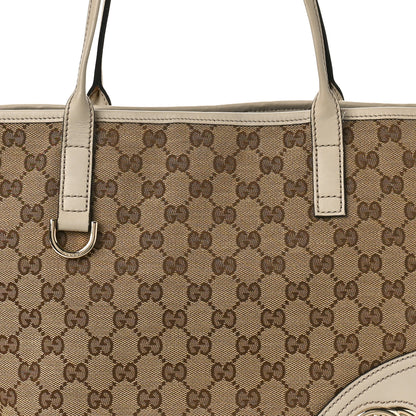 Gucci Monogram Medium New Britt Tote Off White 8 of 12