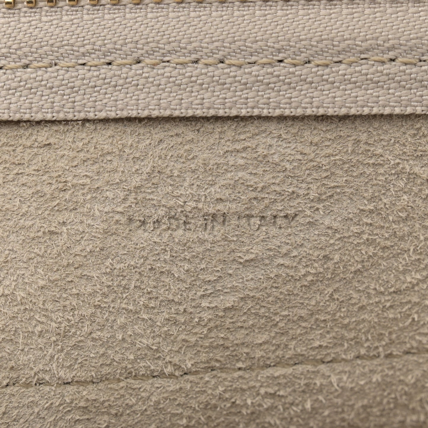 Grained Calfskin Nano Belt Bag Light Taupe