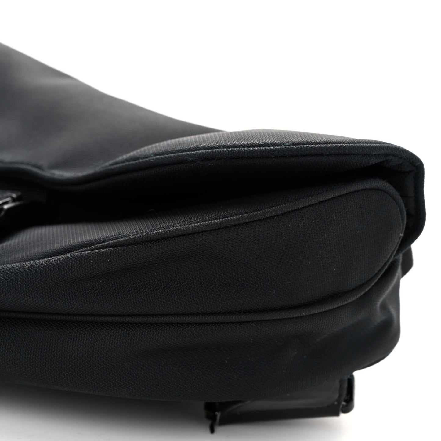 X MYSTERY RANCH Cordura Nylon Calfskin Saddle Messenger Bag Black