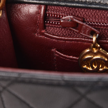 Chanel Lambskin Quilted Mini Flap Black 11 of 11