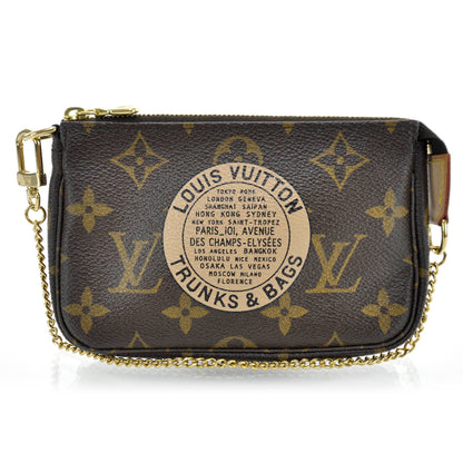 Louis Vuitton Monogram Complice Trunks and Bags Mini Pochette Accessories Beige 1 of 8