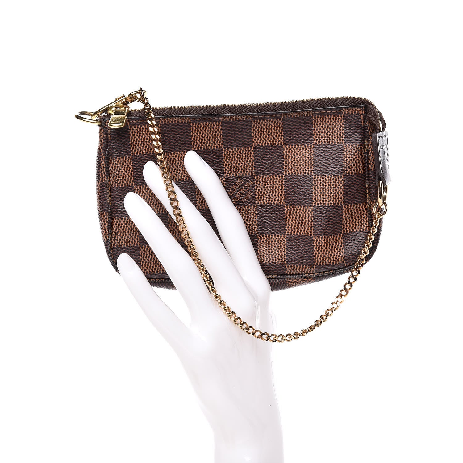 Louis Vuitton Damier Ebene Mini Pochette Accessories 2 of 9