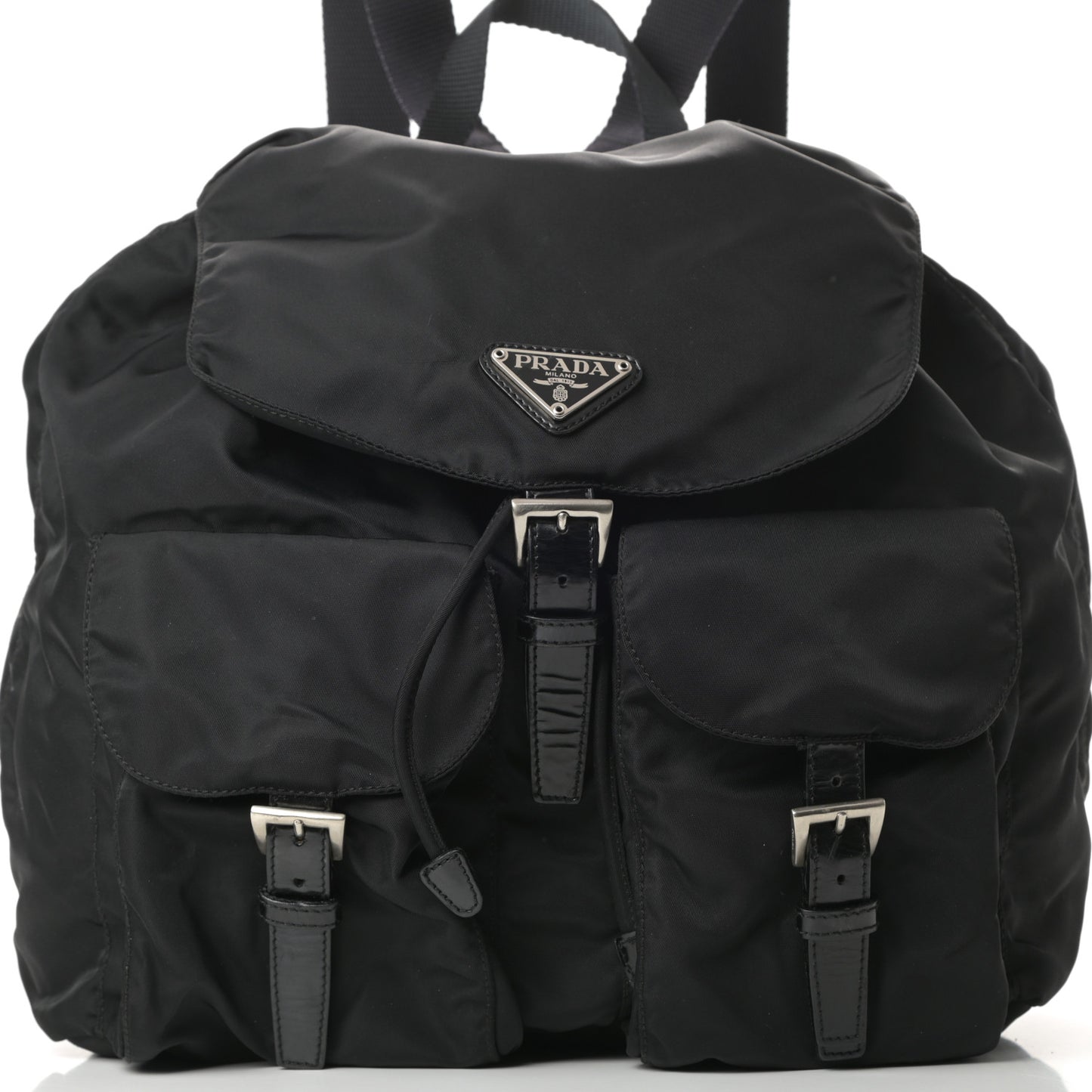Nylon Vela Large Backpack Black