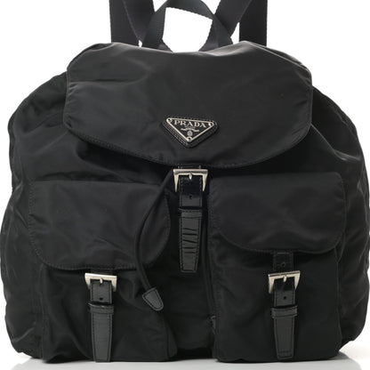 Prada Nylon Vela Large Backpack Black 8 of 13