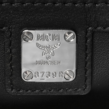 MCM Visetos Large Munchen Tote Grey 6 of 9