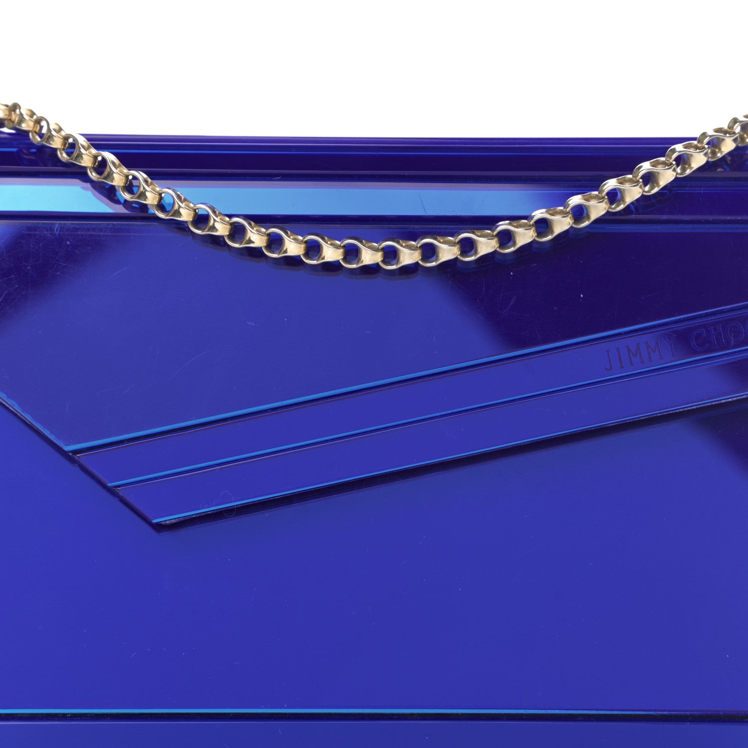 Jimmy Choo Acrylic Candy Clutch Blue 7 of 14