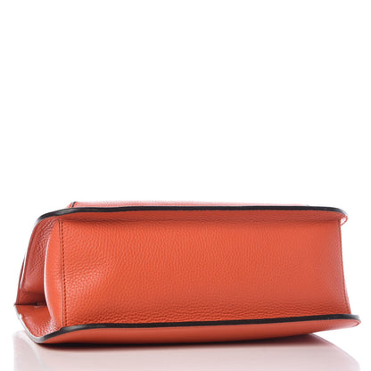 Gucci Cellarius Calfskin Medium Bamboo Daily Flap Shoulder Bag New Dark Orange 4 of 7