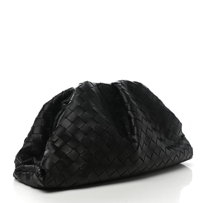 Bottega Veneta Nappa Maxi Intrecciato The Pouch Oversized Clutch Black 3 of 7