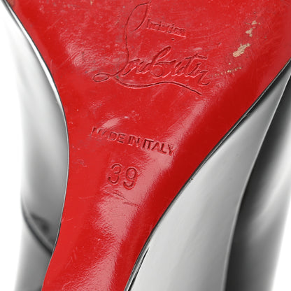 Christian Louboutin Patent Ron Ron Zeppa 80 Wedges 39 Black 7 of 10