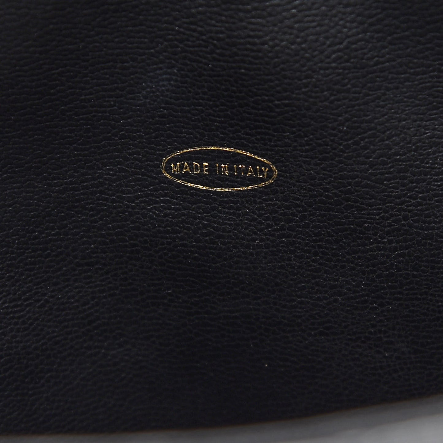 Lambskin Quilted Shoulder Bag Black