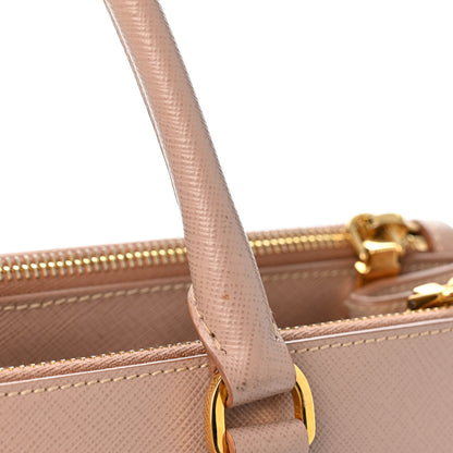 Prada Saffiano Medium Galleria Double Zip Tote Cammeo 12 of 13
