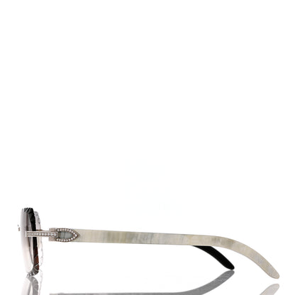 Cartier Metal Horn Square Sunglasses CT00460 Grey 3 of 7