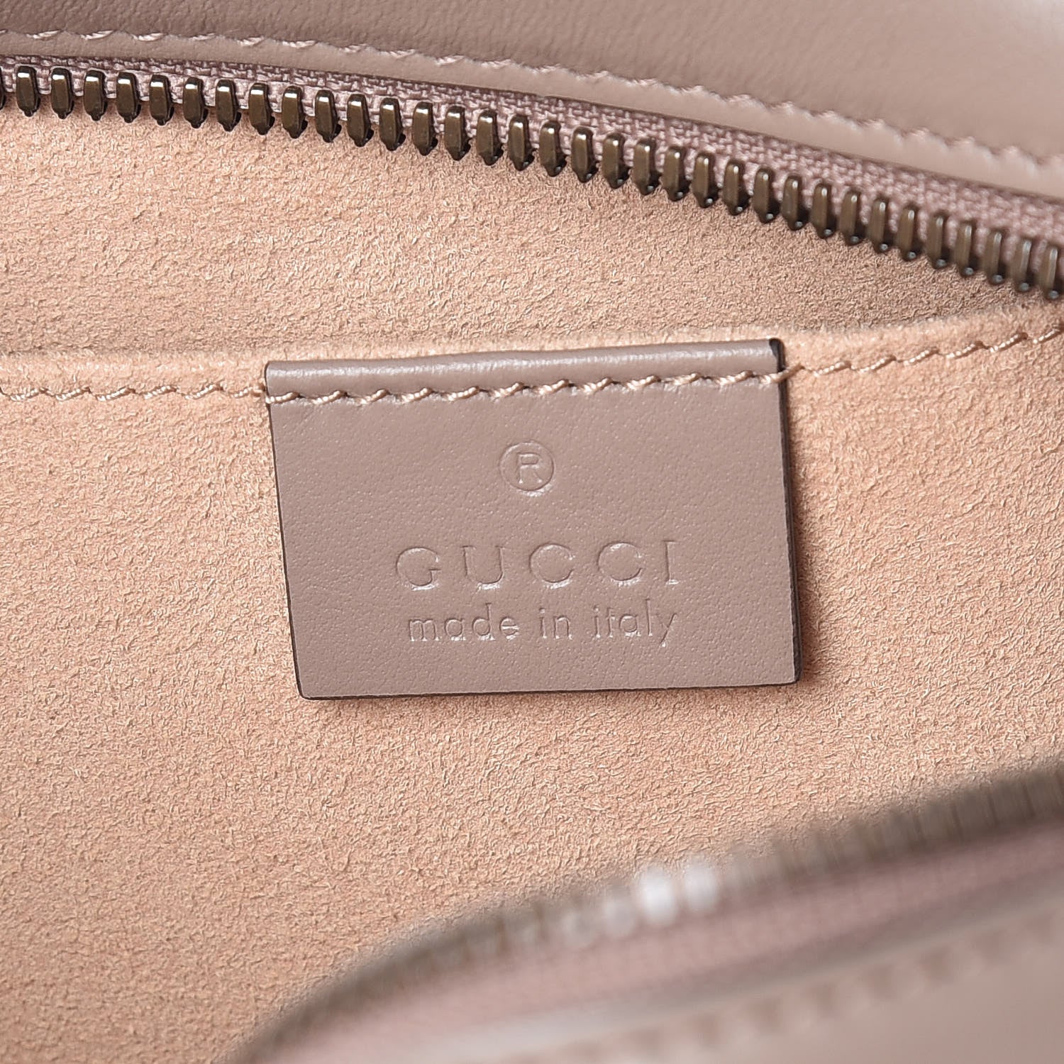 Gucci Calfskin Matelasse Small GG Marmont Chain Shoulder Bag Porcelain Rose 6 of 9