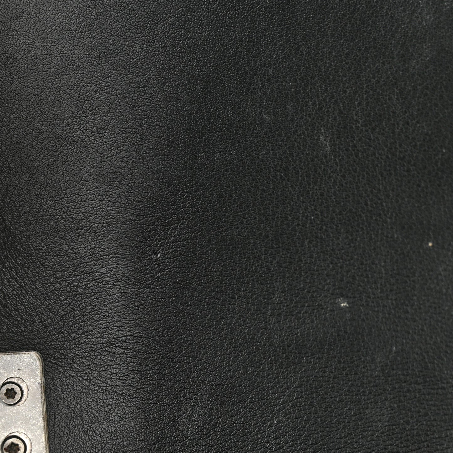 Calfskin Quilted Small Boy Flap Black