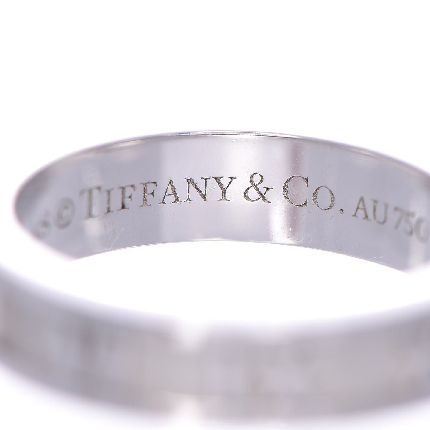 18K White Gold Atlas Ring 49.5 5