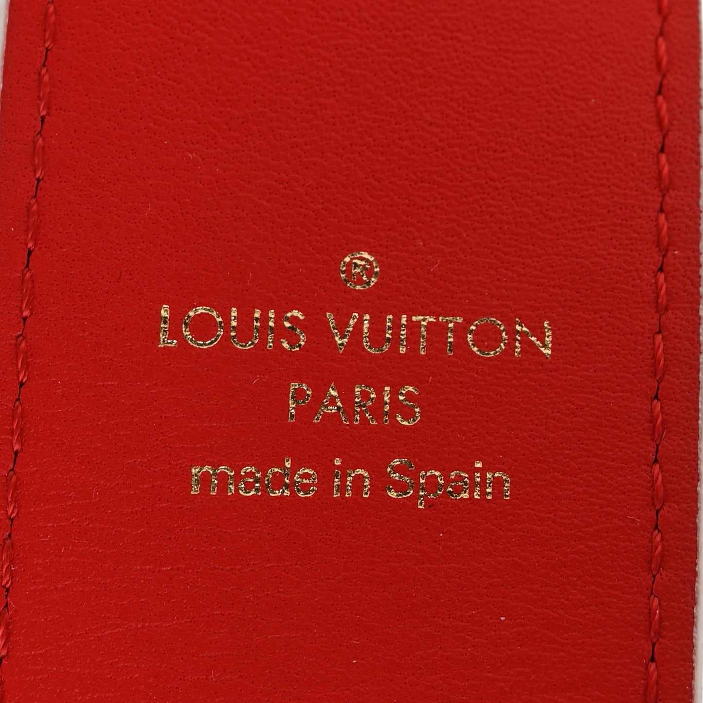 Monogram Bandouliere Shoulder Strap Red