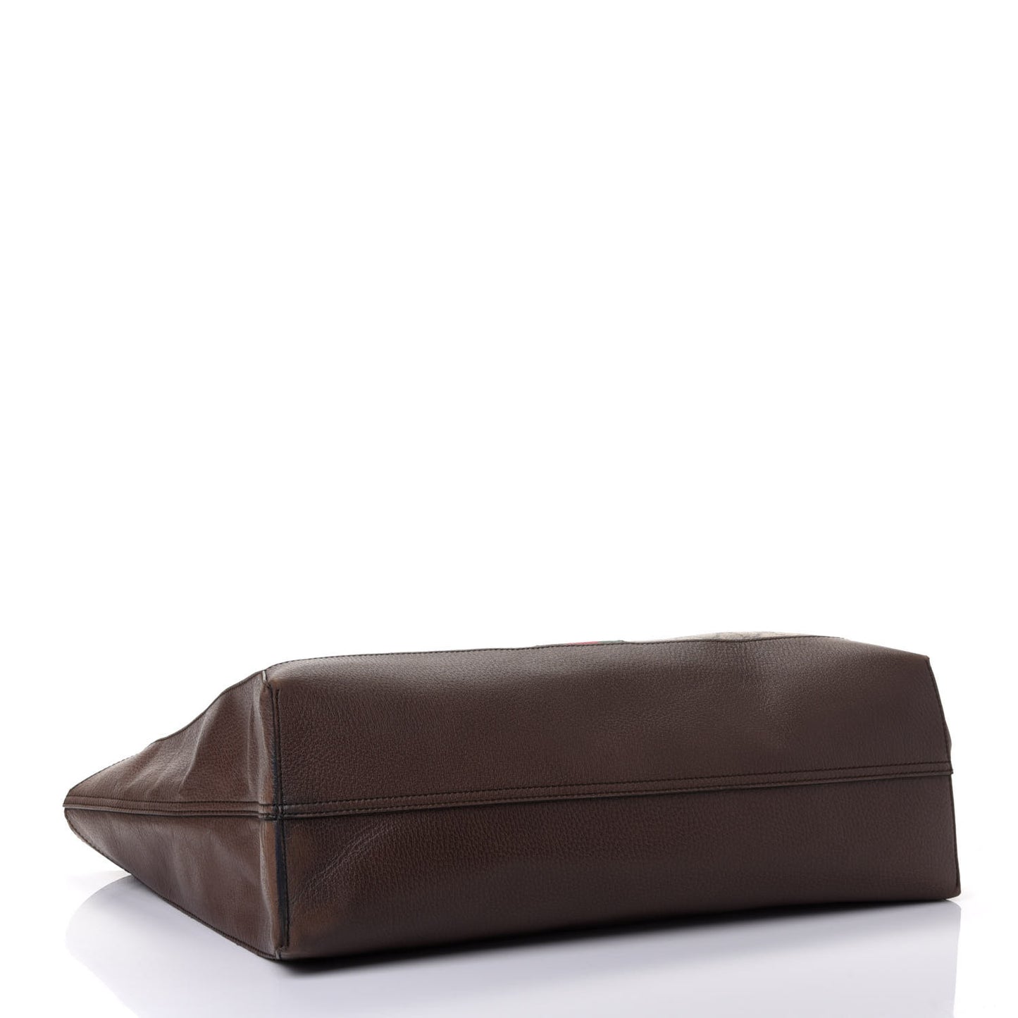 GG Supreme Monogram Web Ophidia Tote Brown