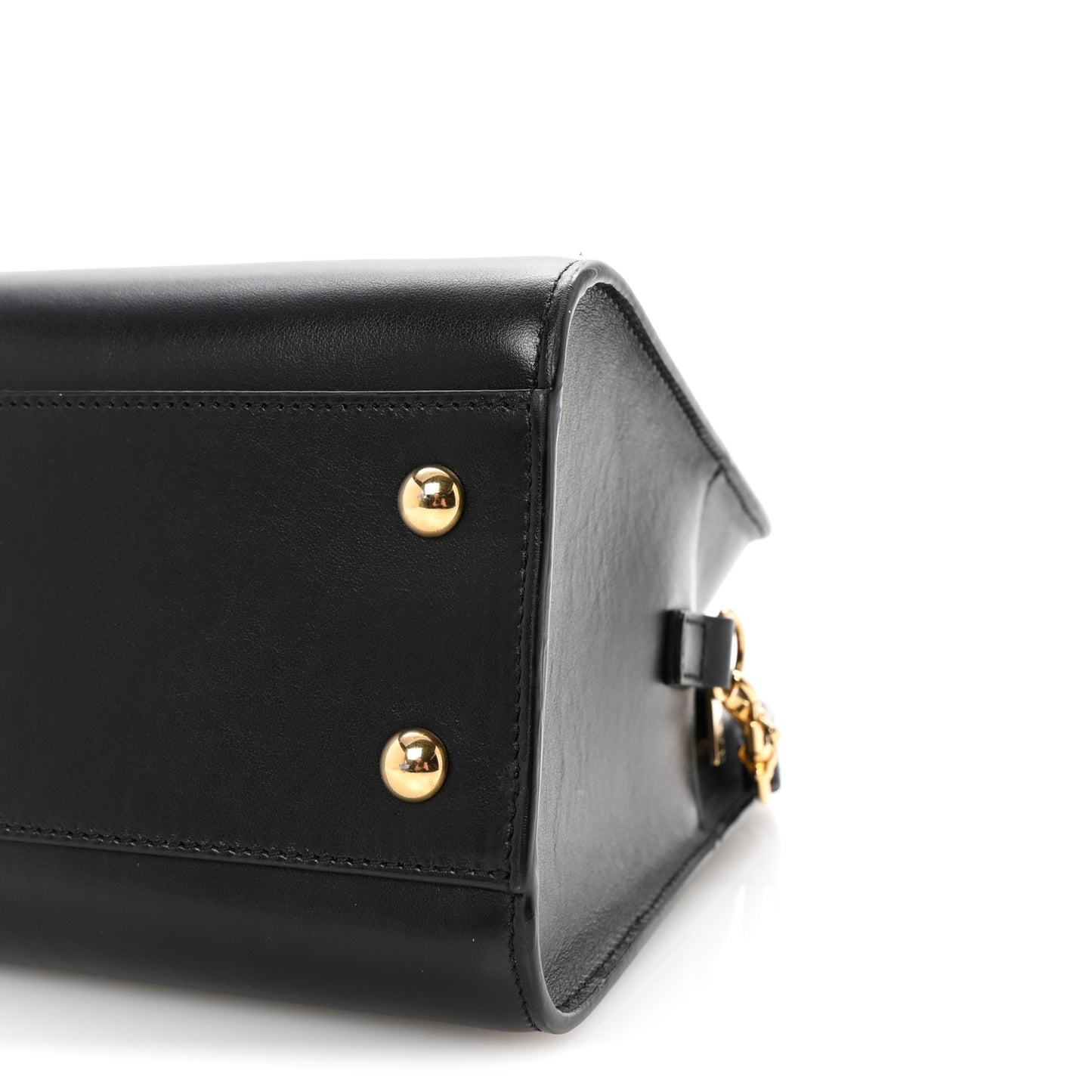 Calfskin Monogram Baby Cabas Black