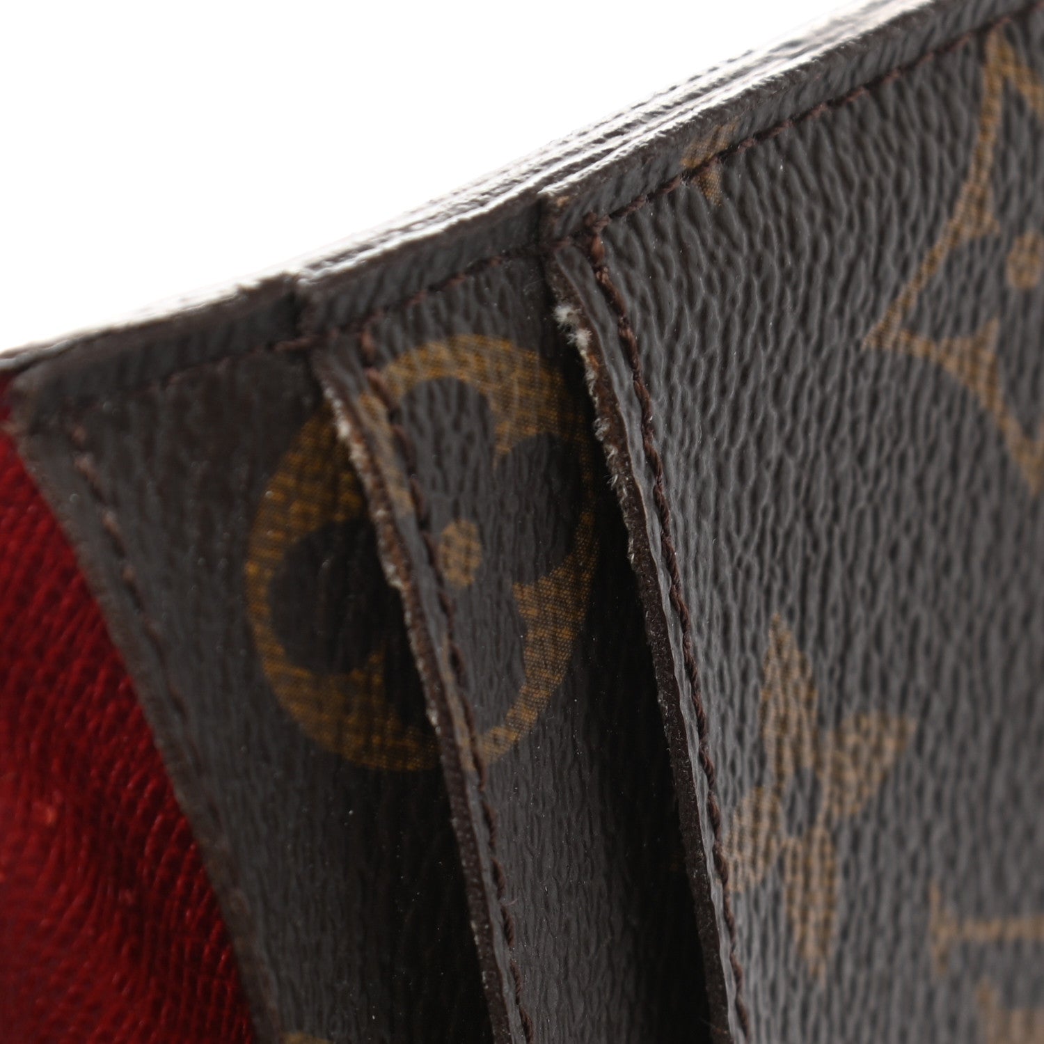 Louis Vuitton Monogram Josephine Wallet Red 9 of 9