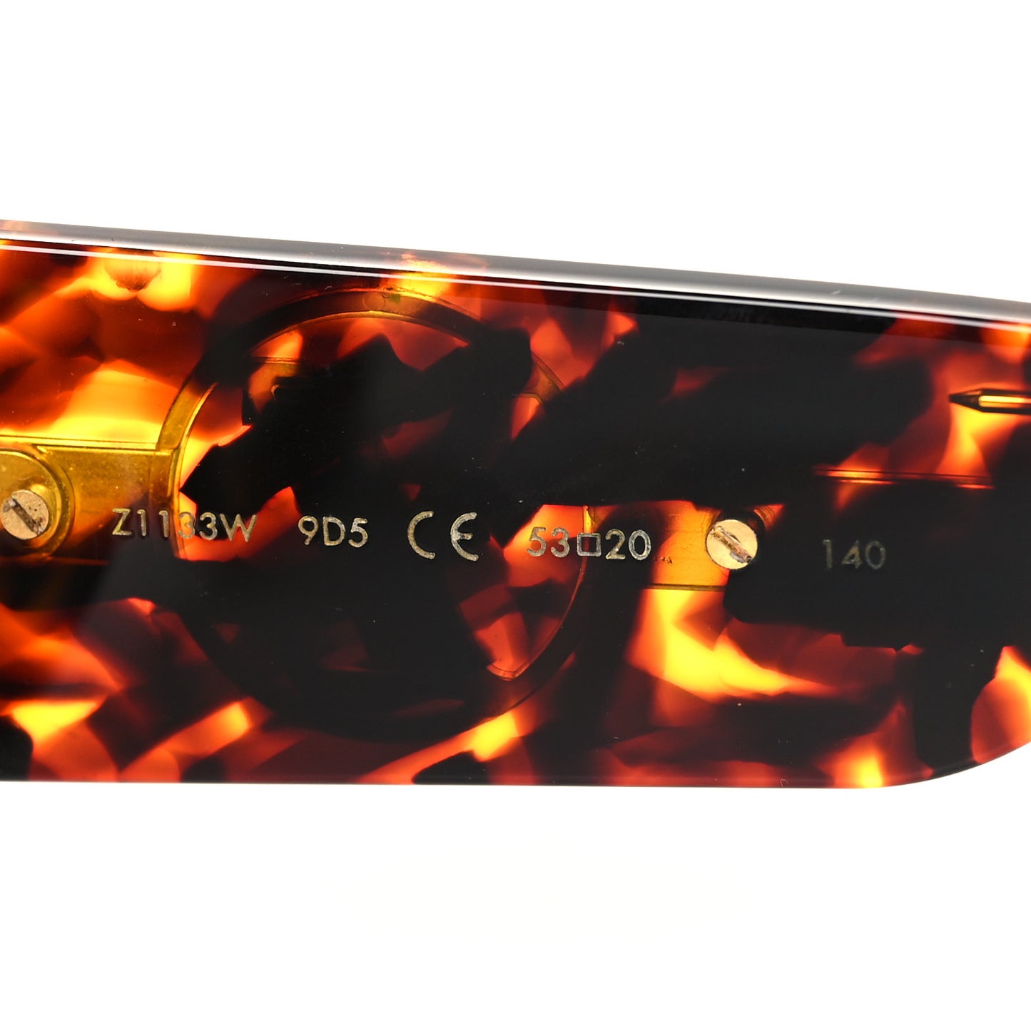 Acetate Paris Texas Sunglasses Z1133W Dark Tortoise