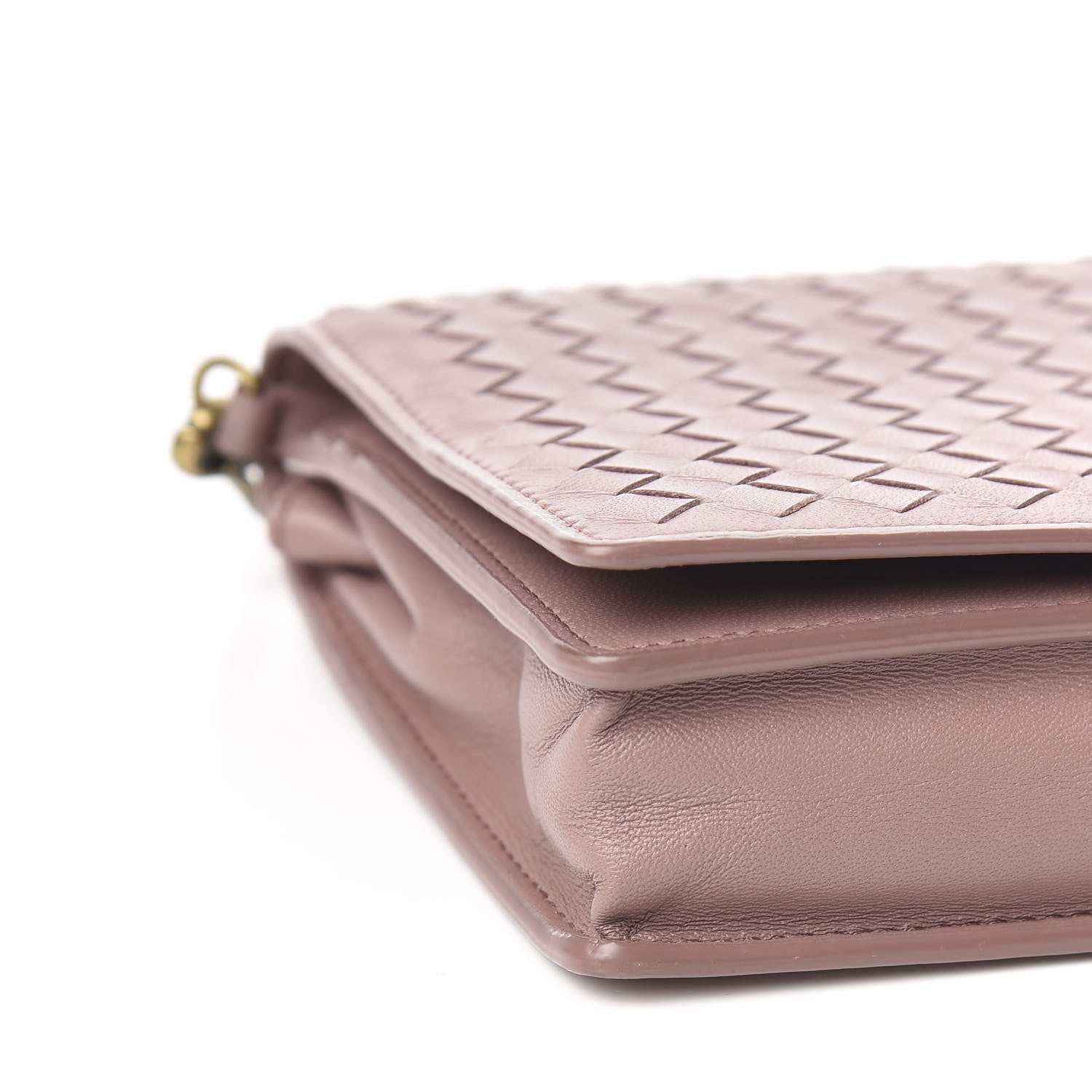 Bottega Veneta Nappa Intrecciato Chain Wallet Deco Rose 7 of 9