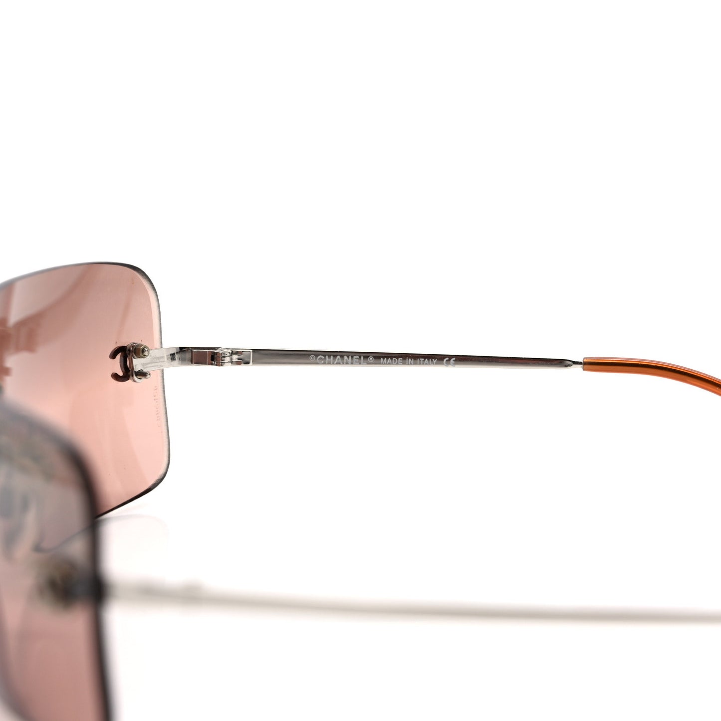 Metal CC Logo Sunglasses 4017 Brown