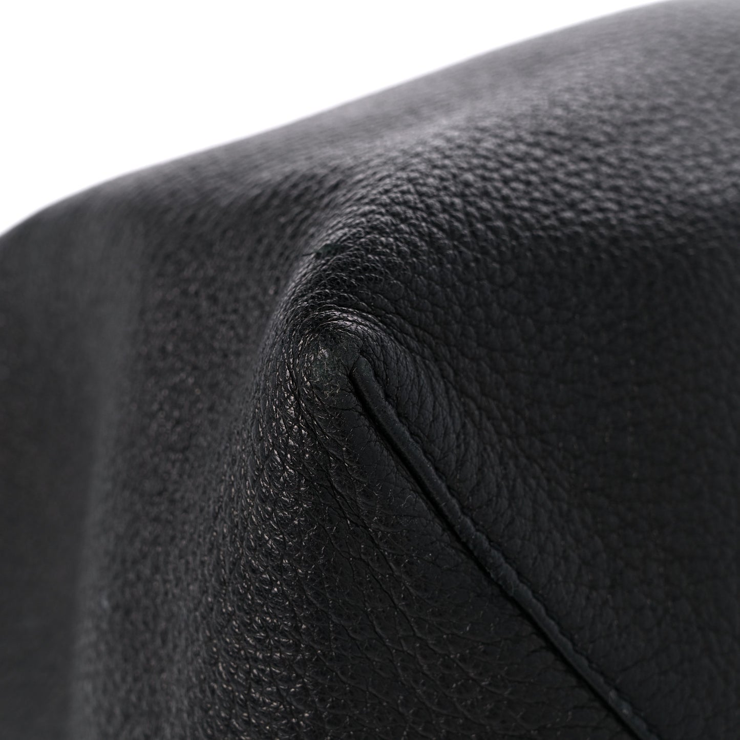 Cervo Deerskin Shopper Tote Black
