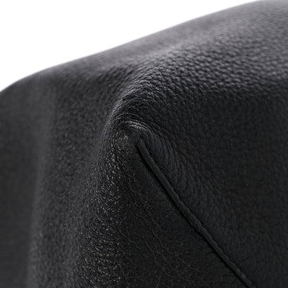 Prada Cervo Deerskin Shopper Tote Black 7 of 13