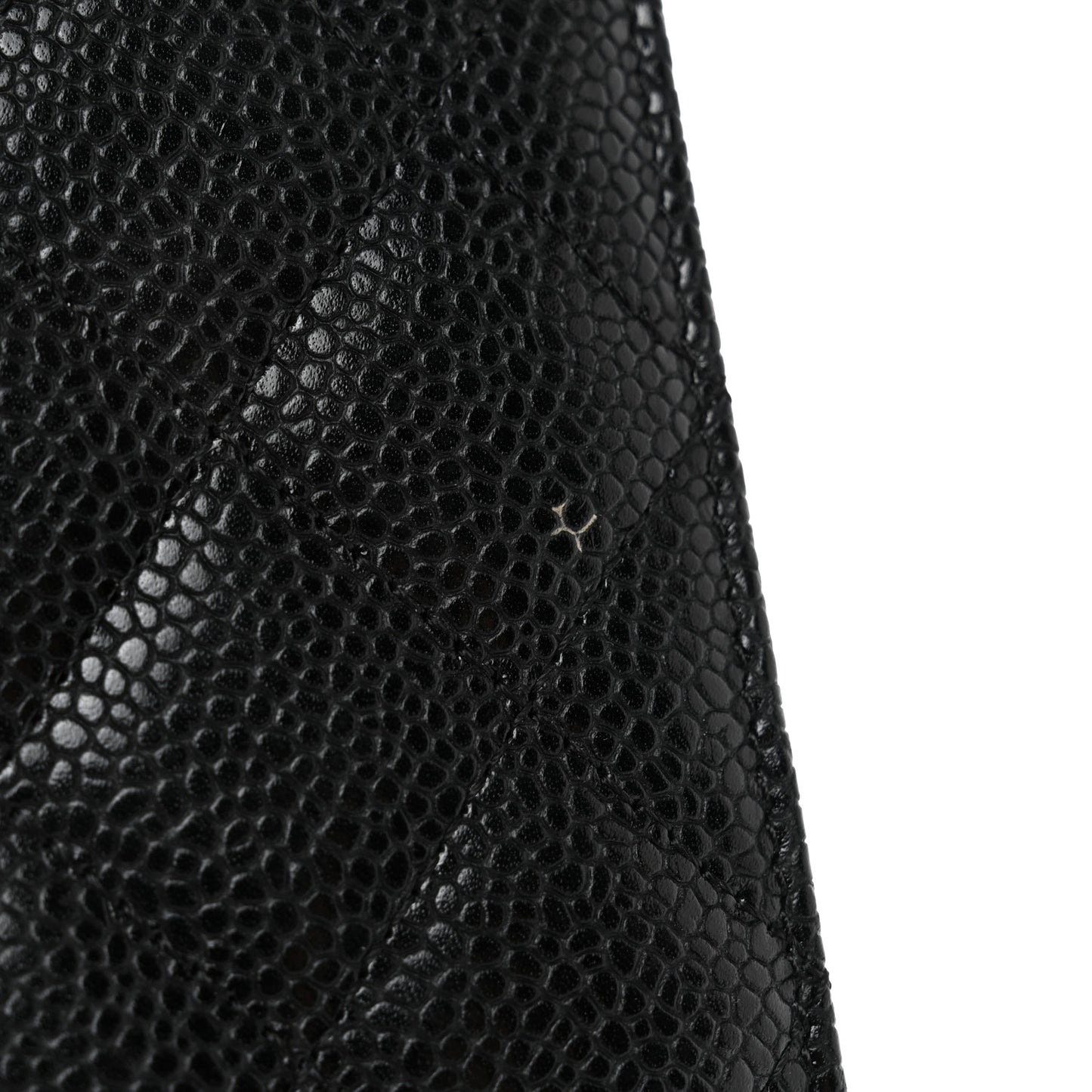 Caviar Quilted Agenda Cover Black