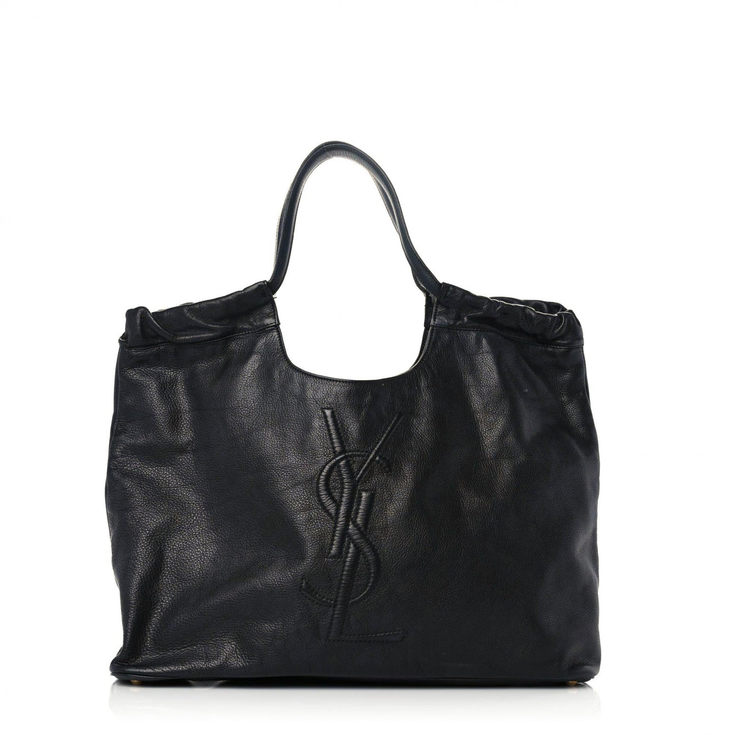 Calfskin Belle de Jour Cabas Tote Black