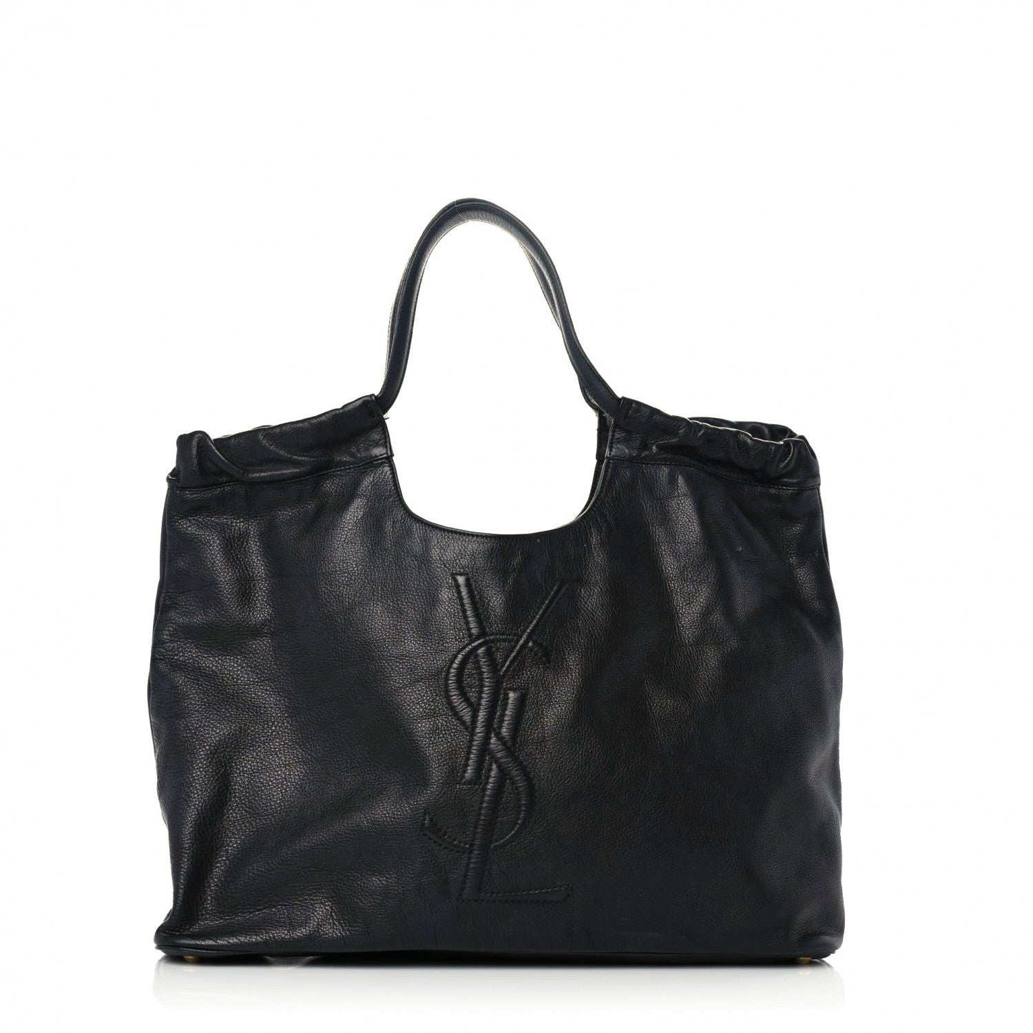 Saint Laurent Calfskin Belle de Jour Cabas Tote Black 1 of 27