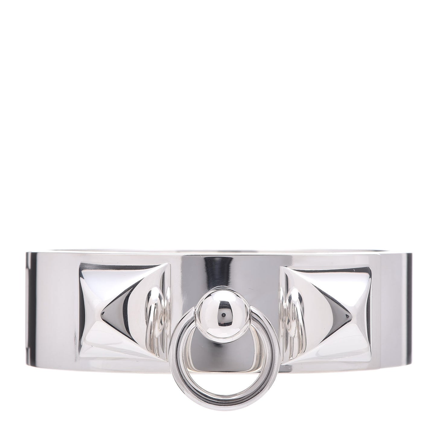 Sterling Silver MM Collier De Chien Bracelet SH