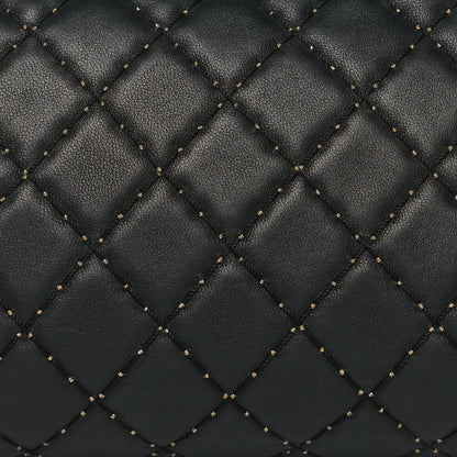 Chanel Lambskin Stitched Timeless Clutch Black 8 of 10