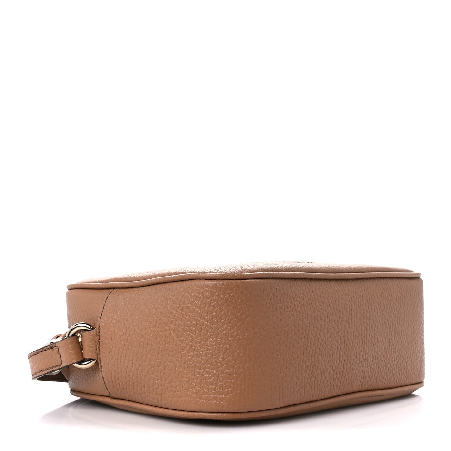 Pebbled Calfskin Small Soho Disco Bag Camelia