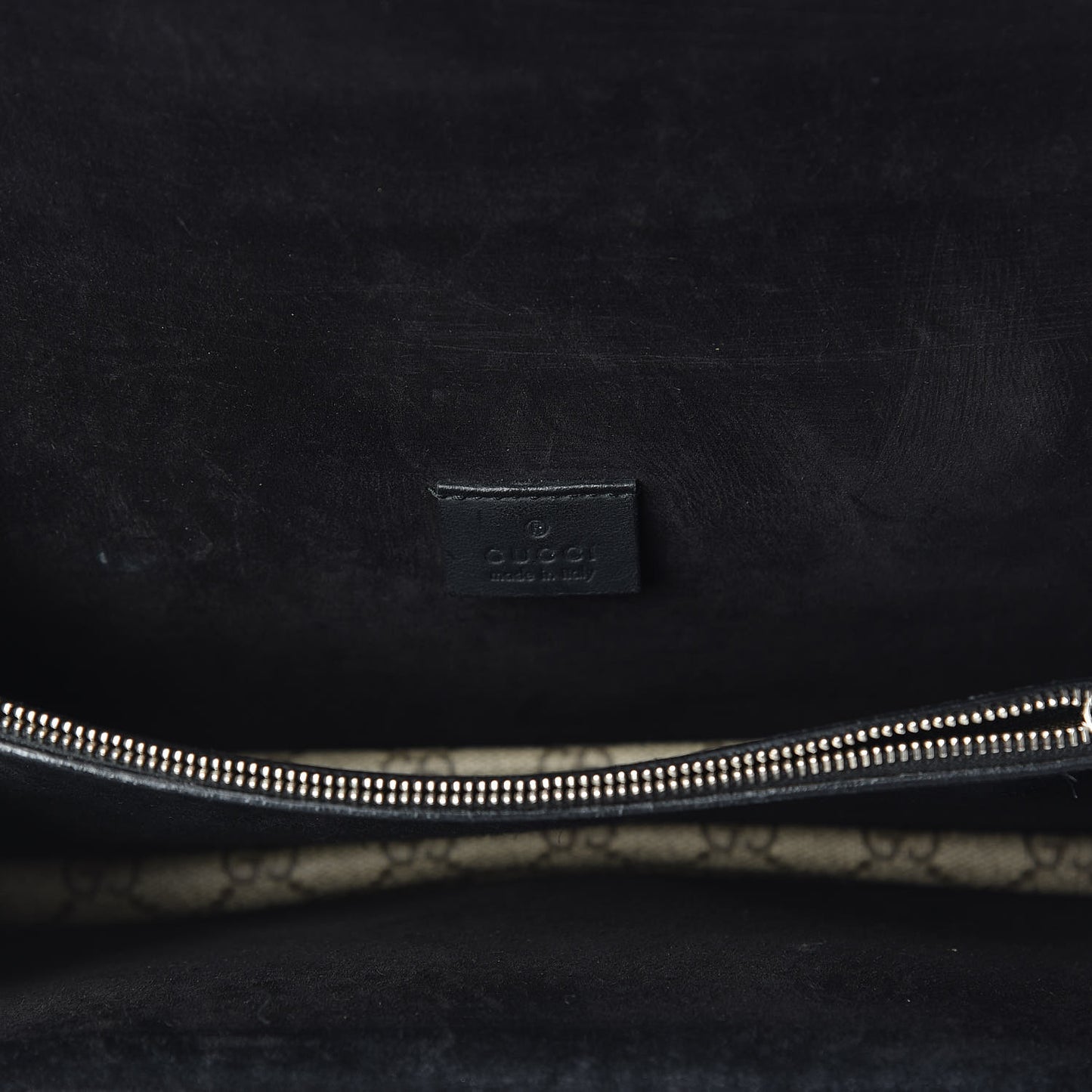 GG Supreme Monogram Small Dionysus Shoulder Bag Black