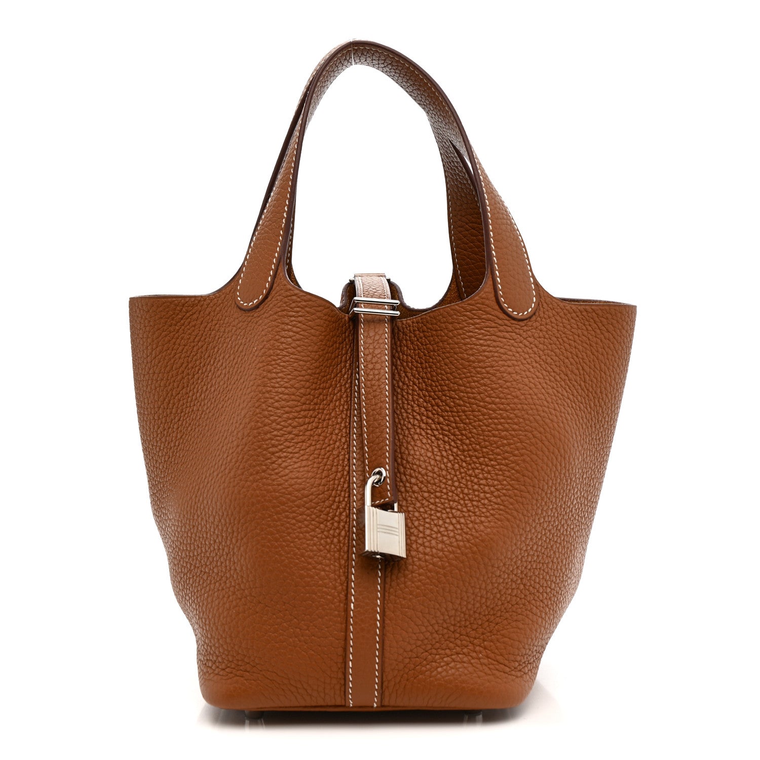 Hermes Taurillon Clemence Picotin Lock 18 PM Gold 1 of 11