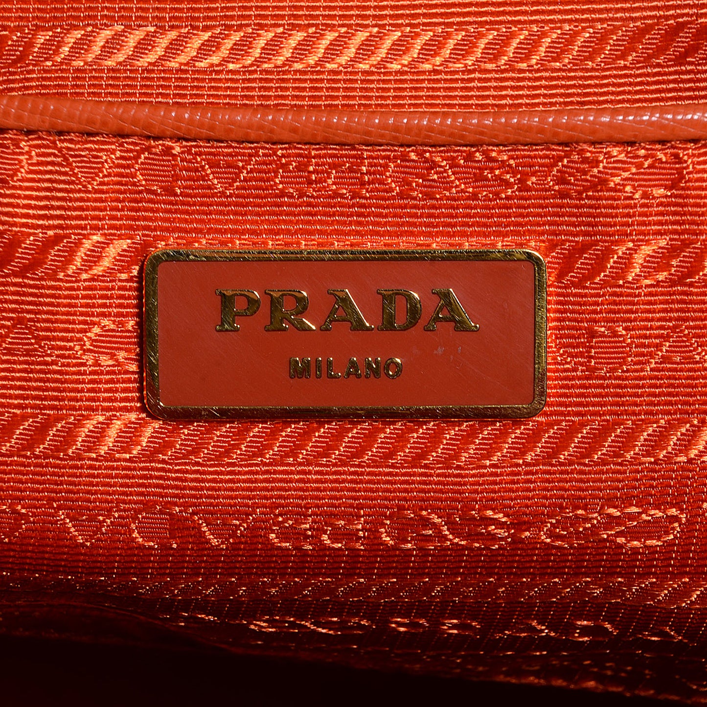 Saffiano Lux Large Tote Papaya