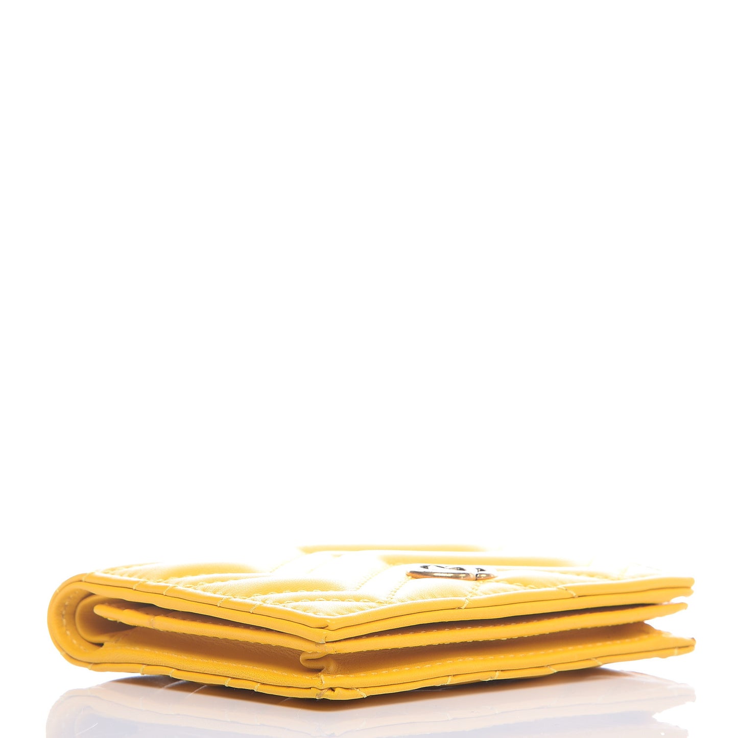 Calfskin Matelasse GG Marmont Card Case Stone Topaz