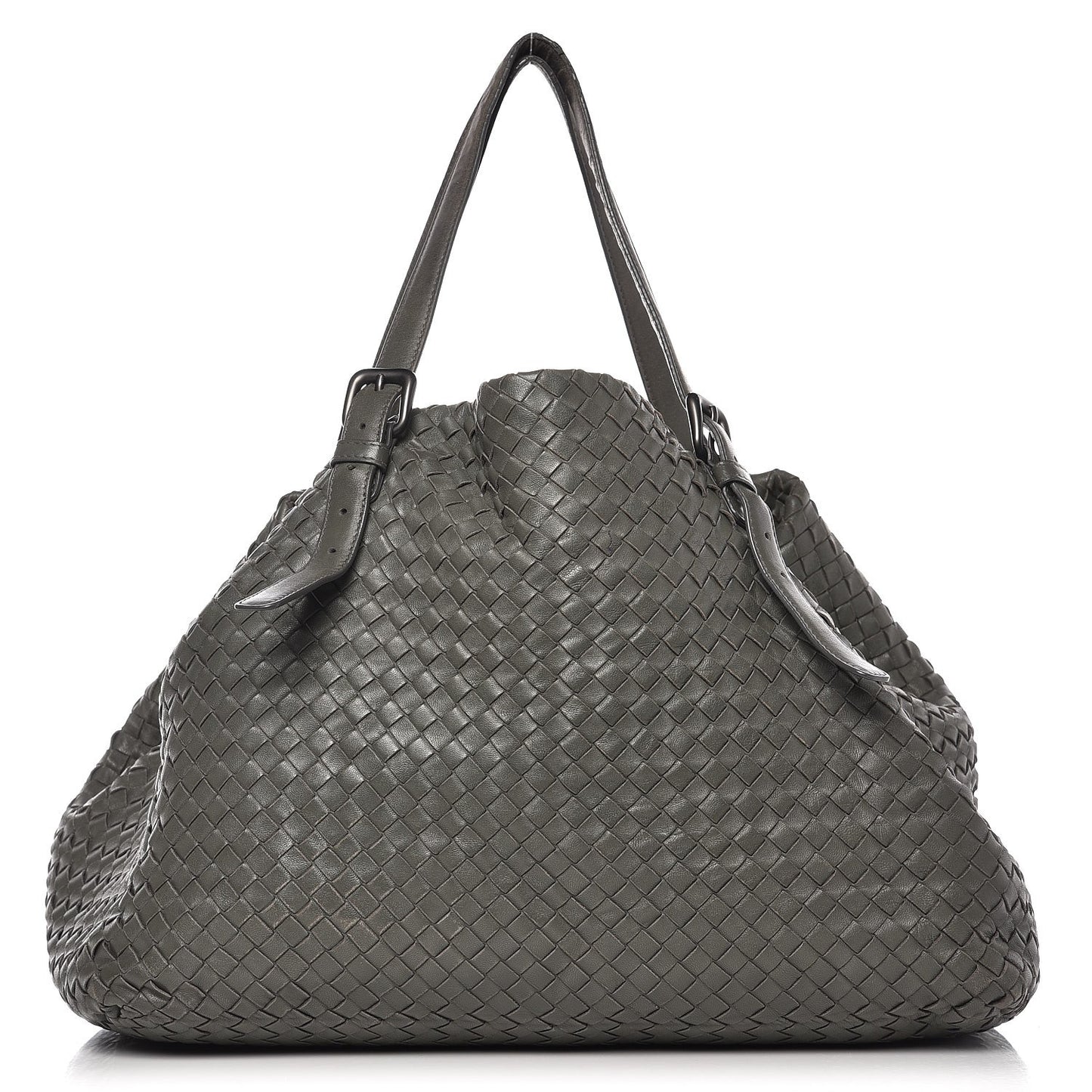 Nappa Intrecciato Large Seamless Tote New Light Grey